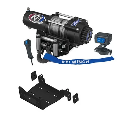Kit combinado de cabrestante KFI 3000 lb (M5) para Yamaha Wolverine X4 / SE 2018-2019 Foto 1 de 4
