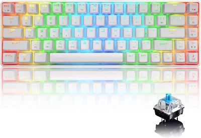 Magic Refiner MK14 Mechanical Gaming Keyboard USB 68 Keys Backlit Anti Ghosting - Image 1 of 4