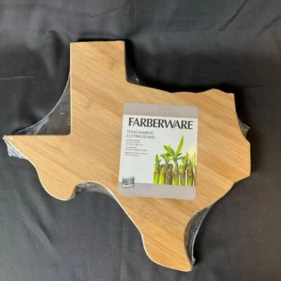 Farberware Texas Shaped Bamboo Cutting Board 10 in x 8 in - Image 1 of 4