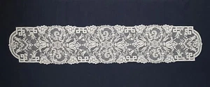 Spitze Tischläufer weiß 14" x 72" Kaiserin Esszimmer Klavier Schlafzimmer - Bild 1 von 7
