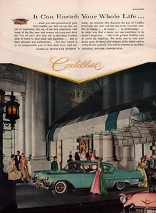 1957 Cadillac Fleetwood 60 Special "Enrich Your Life" Original Color Ad  - Picture 1 of 1