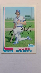 Topps Ken Reitz 1982 #245 casi nuevo - Imagen 1 de 1
