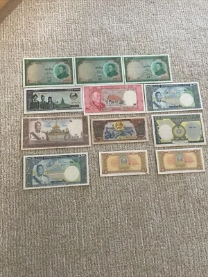 Indochina Banknote lot, 12 Notes, Vf-UNC Condition - Image 1 of 4