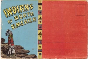 Indians Of North America, Vintage Folder Postcard, 20 Views - Picture 1 of 13