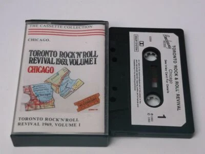 Chicago:   Toronto Rock'n'Roll Revival 1969 Original  UK  Cassette - Image 1 of 2