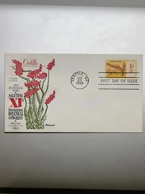 1969 Botanical Series-Ocotillo-First Day Cover-Aug 23, 1969 - Image 1 of 2