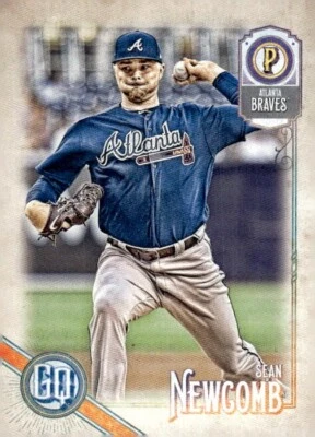 2018 Topps Gypsy Queen #221 Sean Newcomb Atlanta Braves - Image 1 of 2