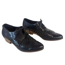 Dolce Vita Womens Size 9 Black Cutout Oxford Heeled Shoes