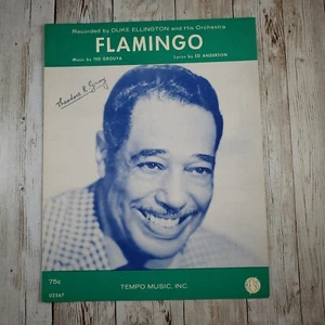 Partituras Flamingo Duke Ellington 1941 Ted Grouya Ed Anderson voz y piano - Imagen 1 de 4