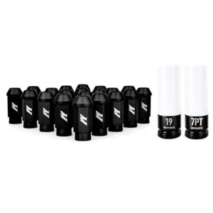 Mishimoto Aluminum Locking Lug Nuts 1/2 X 20 23pc Set Black - Picture 1 of 8