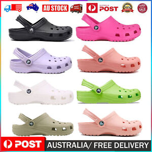 Crocs~ Shoes Classic Clogs Slippers Garden Breathable Shoes Men Women Adult Kids