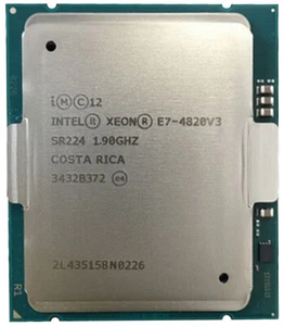 Intel Xeon Ten-Core E7-4820 v3 1.90GHz 25 MB Cache Processor CPU LGA2011 SR224 - Picture 1 of 2