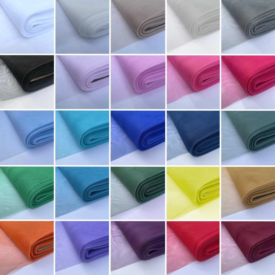 Dress Net Tulle Tutu Mesh Fairy Bridal Polyester Extra Wide Lightweight Fabric - Image 1 of 1