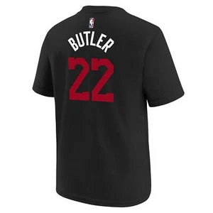 [9Z2B7HDMF-HEAJB] YOUTH NIKE NBA HEAT 'BUTLER' 24/25 CITY EDITION N&N T-SHIRT - Picture 1 of 2