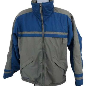 Columbia Blue & Gray Full Zip Heavyweight Coat | Good Condition - Picture 1 of 6