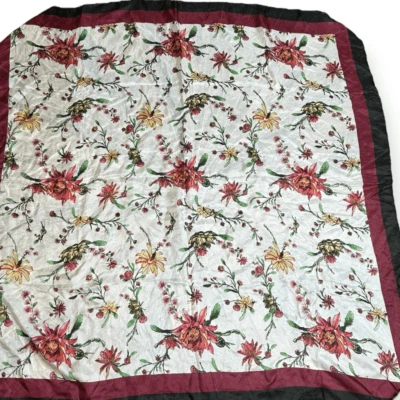 Bufanda de seda floral estampada con telar a mano multicolor Chan Luu para mujer talla 0 nueva con etiquetas Foto 1 de 4