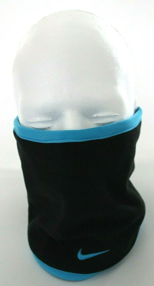 Calentador de cuello Nike polar reversible negro/azul Lagoon juvenil Foto 1 de 4