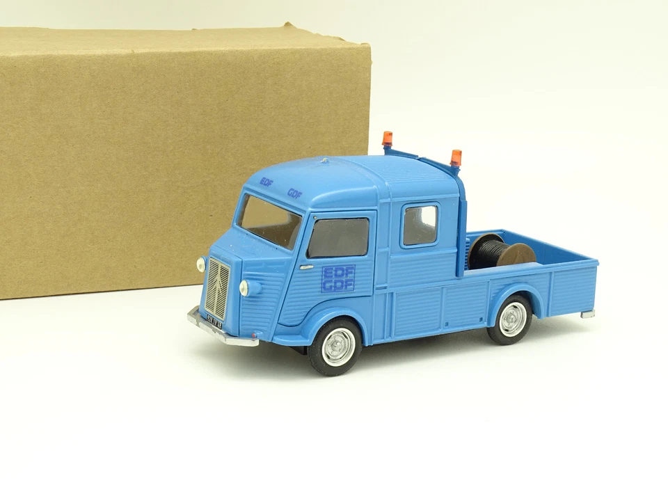 L'Utilitaria Resina SB 1/43 - Citroen Tipo H HY Pick Up Doppia Cabina EDF GDF - Immagine 1 di 2