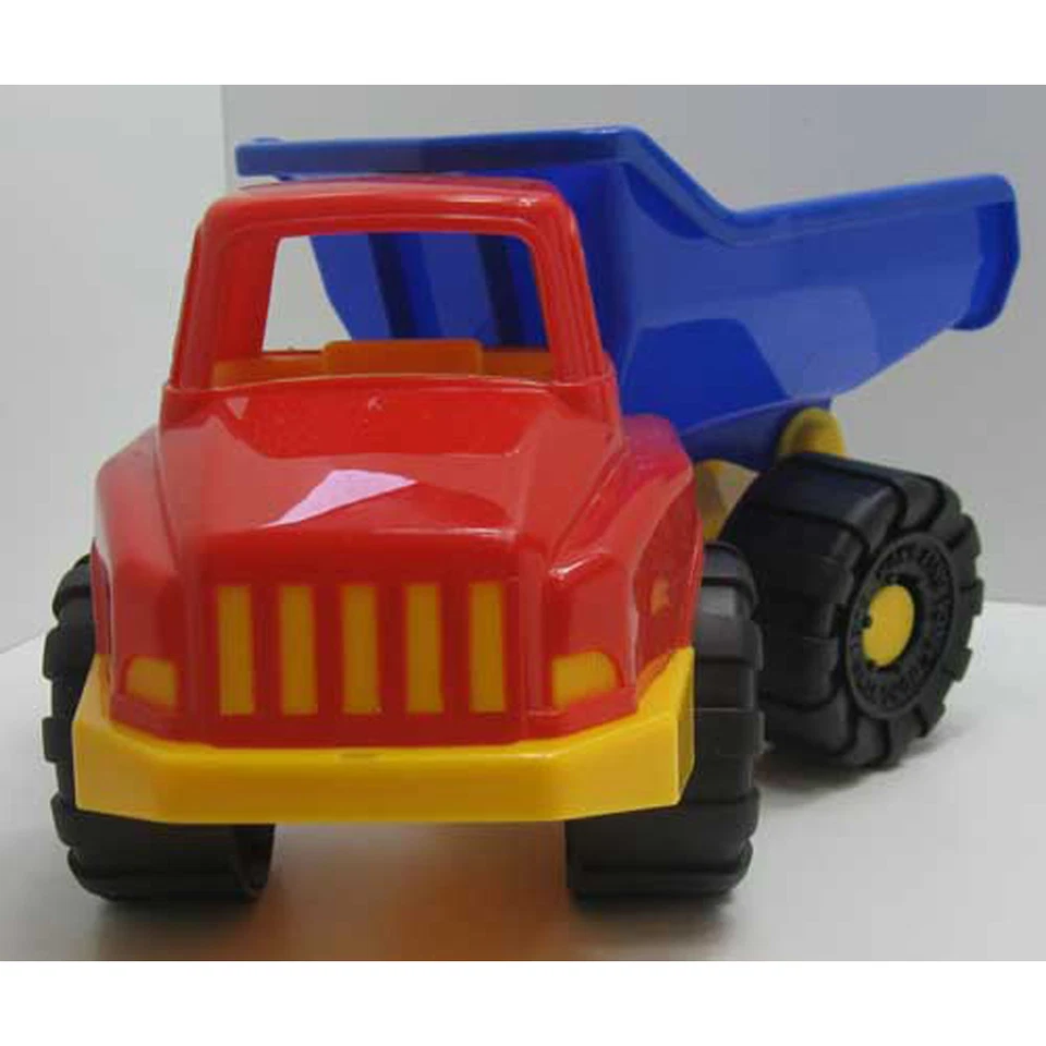 Sandkipper aus Kunststoff mit beweglicher Achse 28 cm Sand Spielzeug LKW Kipper - Bild 1 von 1