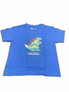 T-Shirt Life Is Canada Canzilla kanadisch Godzilla Gr. X-Small blau kurzärmelig - Bild 1 von 7