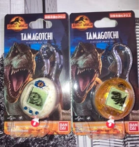 JURASSIC WORLD TAMAGOTCHI Dinosaur Amber ver Dinosaur Egg ver set Toy BANDAI - Picture 1 of 3