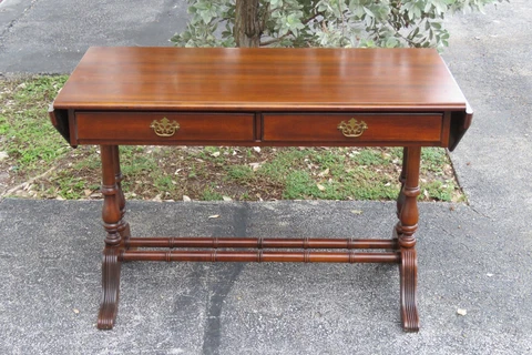 Broyhill Occasional Cherry Drop Leaf Writing Office Desk 3710 Cover