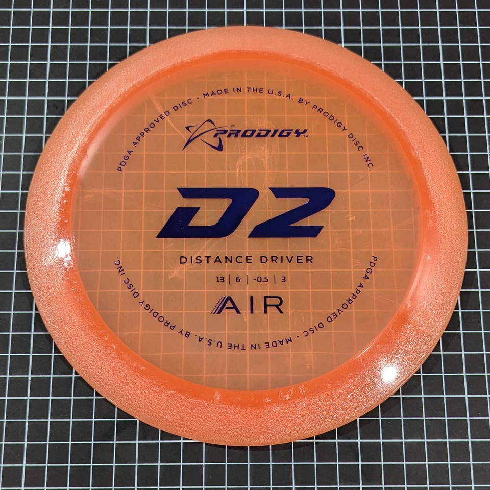 Prodigy AIR Plastic D2 Distance Driver (Pick Color/Weight) Bomber Discs - Image 1 of 1