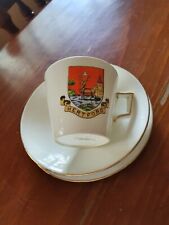 Rare Early 1900s Shelley Cup, Saucer And Plate Set Hertford