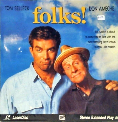 "Folks!" on Laserdisc, Tom Selleck, Don Ameche, Anne Jackson - 052125JER-8 - Image 1 of 3