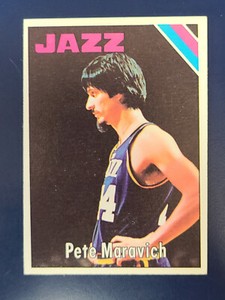 1975-76 Topps Basketball Cards #75 Pete Maravich New Orleans Jazz