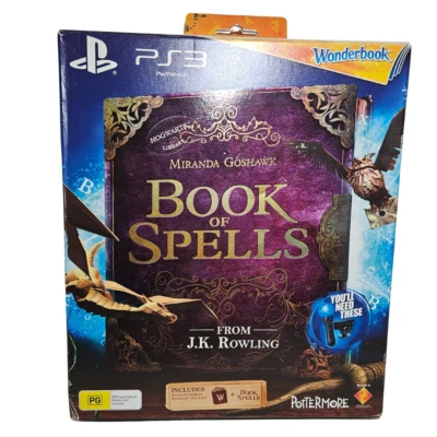 Playstation 3 PS3 Wonderbook - Book of Spells Game Box Set Interactive Wizarding - Image 1 of 4