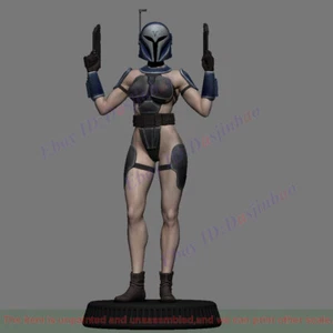 Bo-Katan Double Gun 1/4 3D Printing Model Kit Unpainted Unassembled GK - Picture 1 of 6