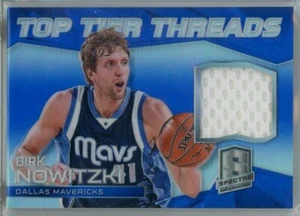 2014-15 Spectra Dirk Nowitzki HOF Top Tier Threads GU Jersey Prizm TT-DN #/35 - Picture 1 of 2