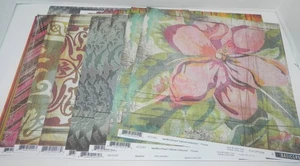LOT AGED CONFUSED SUBLIME MODIFICA UBAN BASIC GREY 12X12 CARDSTOCK PAPER 17 SHEE - Picture 1 of 8