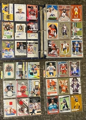 NFL FOOTBALL 198 CARD LOT AUTO PATCH ROOKIE RC #d DIE-CUT SILVER PRIZM REFRACTOR - Image 1 of 4