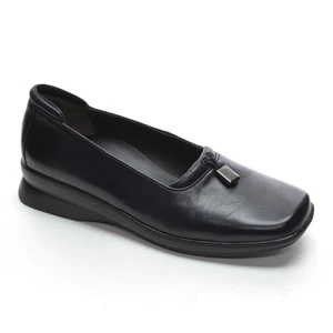 Damen-Sneaker Theresia M. Donna Keilabsatz 7 M schwarz Leder neu im Karton - Bild 1 von 6