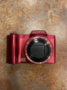 Olympus SZ 14 Digital Camera RED 24 Zoom 25 MM AV USB Charger Battery Inc Pics - Picture 1 of 6
