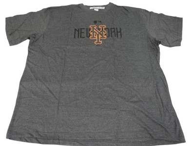 New York Mets Mens Sizes 3XL-4XL Gray Majestic Shirt - Image 1 of 4