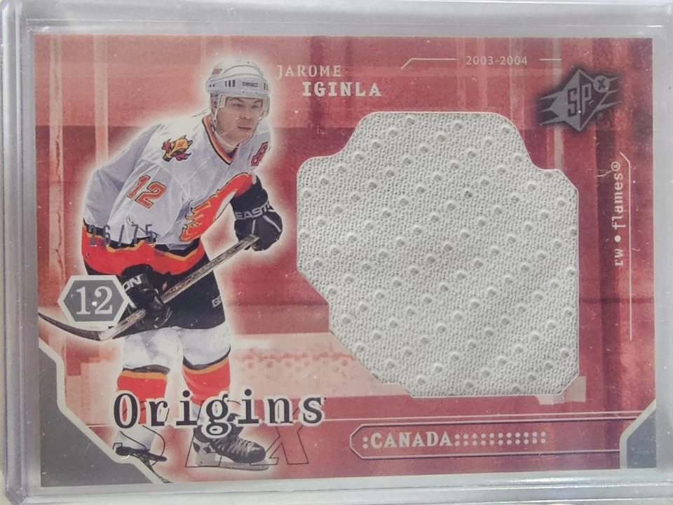 2003-04 SPx Origins #OJI Jarome Iginla  Calgary Flames - Image 1 of 2