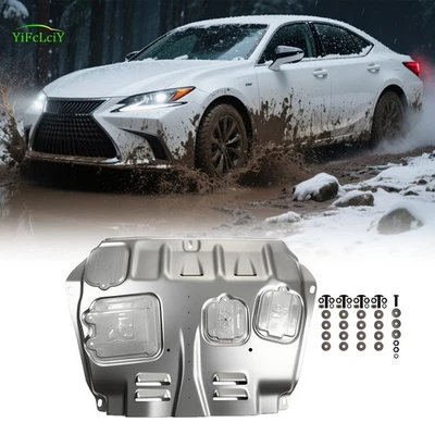 Steel Engine Splash Shield For Lexus ES350 300H 2013-18 Under Engine Cover Guard Foto 1 de 4