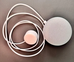 Google Nest Mini (2. Generation) Smart Lautsprecher mit Netzkabel FUNKTIONIERT - Bild 1 von 4