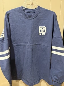 Disney Parks Walt Disney World Spirit Jersey shirt Blue/White Medium oversized - Picture 1 of 2