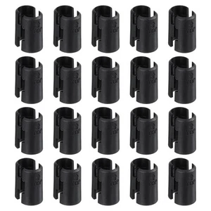 50Pcs Plastic Shelf Lock Clips WIRE SHELVING SYSTEM Shelving Sleeves Replacement - Picture 1 of 6