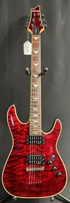Schecter Omen Extreme-6 Electric Guitar Quilted Black Cherry Finish - Image 1 of 4