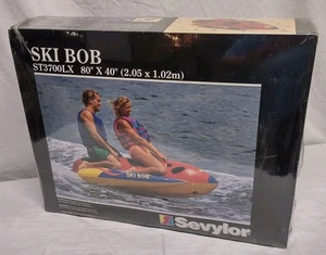NEW VTG Sevylor Jet Ski Bob Dual Person Inflatable Towable Raft ST3700LX SEALED! - Picture 1 of 11