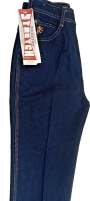 NWT Vintage Braxton Jeans Womens Size 8 Blue Denim Dark Washed Stretch Slim Y2k - Image 1 of 4