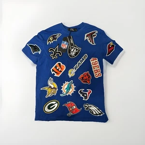 Pro Standard NFL League Wordmark T-Shirt, Embroidered Logos, Rare Size S, Small - Picture 1 of 12