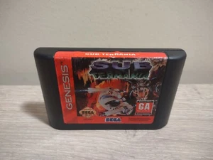Cartucho de juego Sub Terrania (Sega Genesis, 1994) solo probado - Imagen 1 de 3
