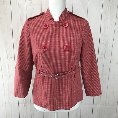 Chaqueta Marc By Marc Jacobs Roja con Cinturón Talla S Foto 1 de 4