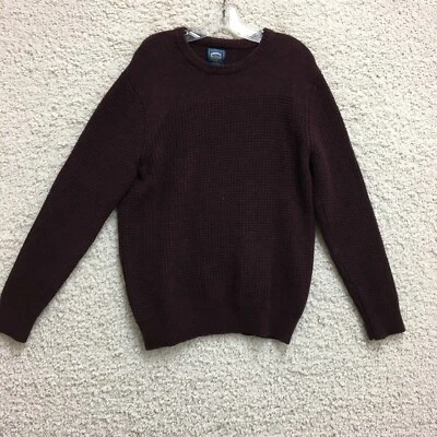 Suéter Cambridge Dry Goods Grande Adulto Rojo Lana de Cordero Tejido Pullover Mujer L Foto 1 de 4